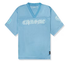 Load image into Gallery viewer, Chrome Hearts Stadium Mesh Short Sleeve Jersey Blue (FW24)

