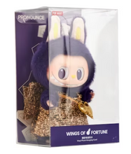 Load image into Gallery viewer, Pop Mart Labubu x Pronounce Wings of Fortune Vinyl Plush Hanging Card
