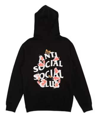 Anti Social Social Club Kkoch Hoodie Black