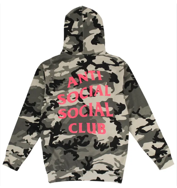 Anti Social Social Club Frozen Camo Hoodie