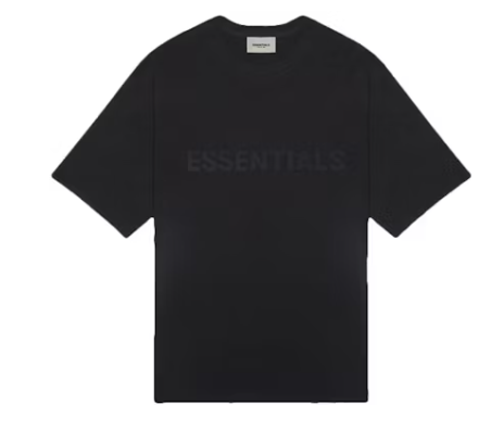 Fear of God Essentials Boxy T-Shirt Applique Logo Dark Slate/Stretch Limo/Black