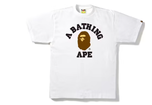 BAPE College Tee White