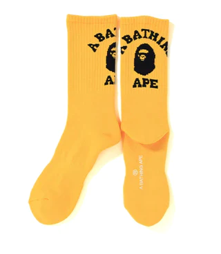 Bape Socks Yellow