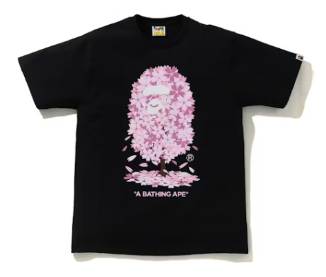 BAPE Sakura Tee (SS24) Black