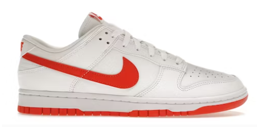 Nike Dunk Low Retro White Picante Red