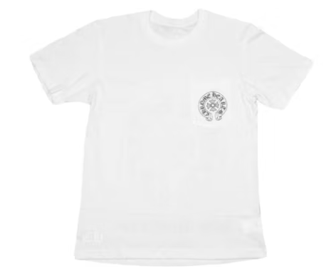 Chrome Hearts Horse Shoe Logo Pocket T-Shirt White