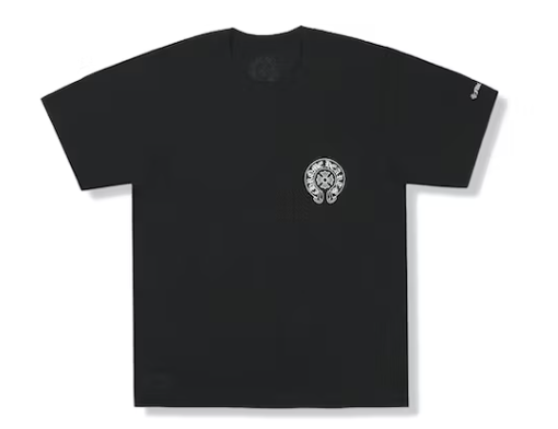 Chrome Hearts Horse Shoe Logo Pocket T-Shirt Black