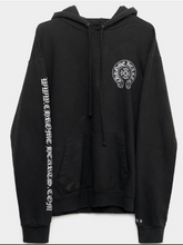 Load image into Gallery viewer, Chrome Hearts Silver Glitter Hoodie Black
