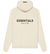 Load image into Gallery viewer, Fear of God Essentials Pull-Over Hoodie Cream/Buttercream (2021)
