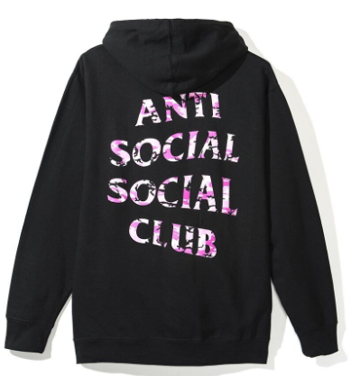 NEIGHBORHOOD × ANTI SOCIAL SOCIAL CLUB Anti Social Social Club x Neighborhood Cambered Black Tee