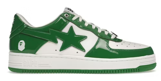 A Bathing Ape Bape Sta Low Green