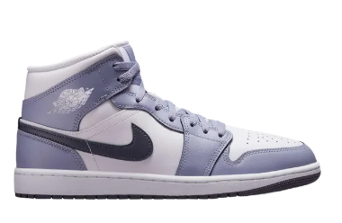 Jordan 1 Mid White Indigo Haze