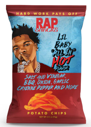 Lil Baby All in HOT Potato Chips (IN STOCK. IN STORE ONLY)
