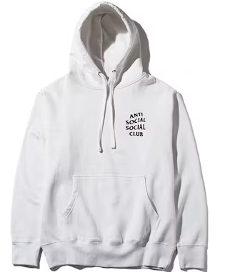 Anti social shop club hoodie white