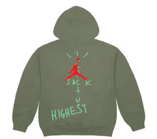 Load image into Gallery viewer, Travis Scott Jordan Cactus Jack Highest Hoodie Olive
