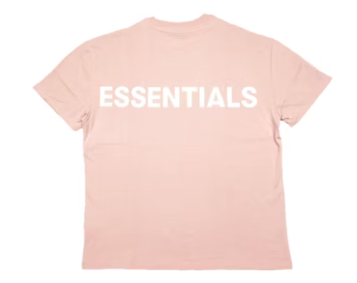 Fear of God Essentials Pink 3M Logo Boxy T-shirt Blush