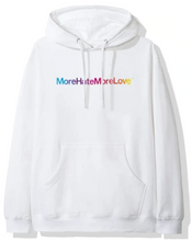 Load image into Gallery viewer, Anti Social Social Club More Hate More Love Hoodie White
