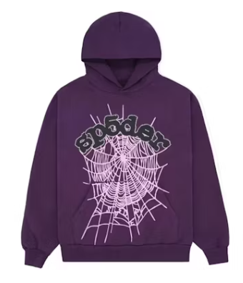 Sp5der Web Hoodie Purple