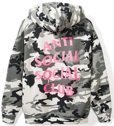 Anti social social club pink windbreaker online