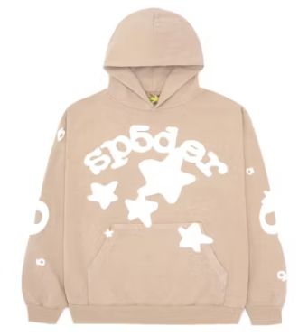 Sp5der Beluga Hoodie Sand