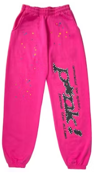 Sp5der P*NK Sweatpants Pink – Wpgsneaker