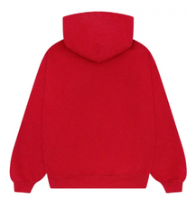 Load image into Gallery viewer, Sp5der VVS WEBSTONE AOP Hoodie Red
