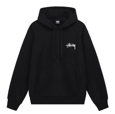 Stussy 8 Ball Fade Hoodie 'Black'