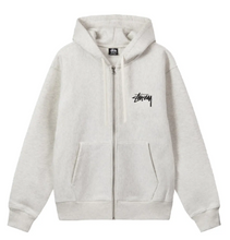 Load image into Gallery viewer, Stussy IST Lion Zip Hoodie &#39;Ash Heather&#39;
