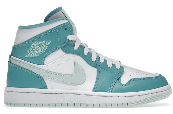 Jordan 1 Mid Washed Teal