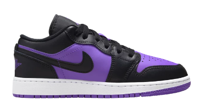 Jordan 1 low `Purple Venom`