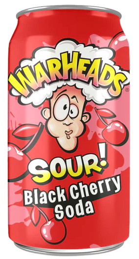 Warheads Sour Black Cherry Soda (IN STOCK. IN STORE ONLY)