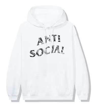 Anti Social Social Club Funky Forest Hoodie White