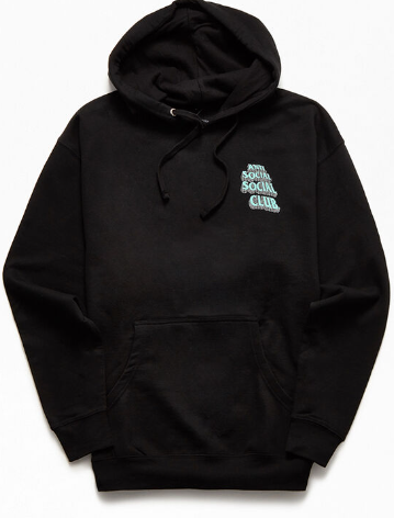 Anti Social Social Club Black & Teal Costumes Hoodie