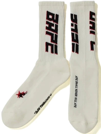 Bape Socks Red/Black