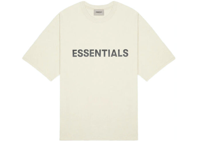 Essentials T-Shirt (Front Logo) Cream