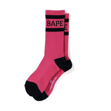 Bape Socks Pink